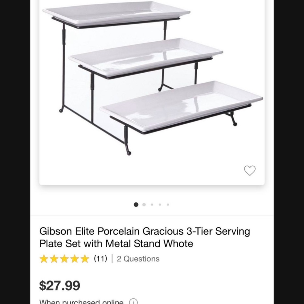 3tier serving tray